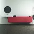 Dulap baza suspendat Ideal Standard Atelier Conca 2 sertare cu blat 240 cm rosu - oranj mat picture - 4