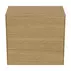 Dulap baza suspendat Ideal Standard Atelier Conca 2 sertare cu blat 60 cm finisaj stejar deschis picture - 7