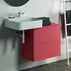 Dulap baza suspendat Ideal Standard Atelier Conca 2 sertare cu blat 60 cm rosu - oranj mat picture - 2