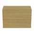 Dulap baza suspendat Ideal Standard Atelier Conca 2 sertare cu blat 80 cm finisaj stejar deschis picture - 7
