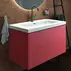 Dulap baza suspendat Ideal Standard Atelier Conca 2 sertare rosu - oranj 100 cm picture - 1