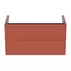 Dulap baza suspendat Ideal Standard Atelier Conca 2 sertare rosu - oranj 100 cm picture - 5