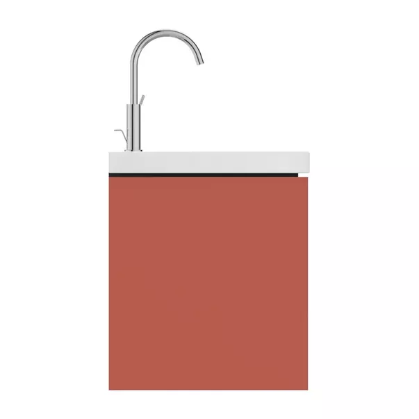Dulap baza suspendat Ideal Standard Atelier Conca 2 sertare rosu - oranj 120 cm picture - 6