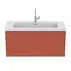 Dulap baza suspendat Ideal Standard Atelier Conca 2 sertare rosu - oranj 120 cm picture - 7