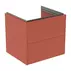 Dulap baza suspendat Ideal Standard Atelier Conca 2 sertare rosu - oranj 60 cm picture - 1