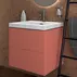 Dulap baza suspendat Ideal Standard Atelier Conca 2 sertare rosu - oranj 60 cm picture - 4