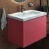 Dulap baza suspendat Ideal Standard Atelier Conca 2 sertare rosu - oranj 80 cm picture - 2