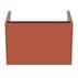 Dulap baza suspendat Ideal Standard Atelier Conca 2 sertare rosu - oranj 80 cm picture - 5