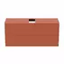 Dulap baza suspendat Ideal Standard Atelier Conca 2 sertare si blat cu decupaj central 120 cm rosu - oranj mat picture - 5