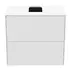 Dulap baza suspendat Ideal Standard Atelier Conca 2 sertare si blat cu decupaj central 60 cm alb mat picture - 4