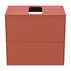 Dulap baza suspendat Ideal Standard Atelier Conca 2 sertare si blat cu decupaj central 60 cm rosu - oranj mat picture - 5