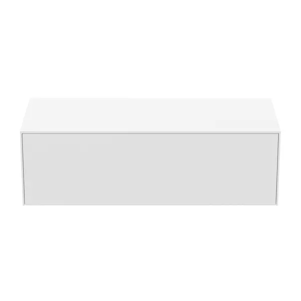 Dulap baza suspendat Ideal Standard Atelier Conca alb mat 1 sertar cu blat 120 cm picture - 6