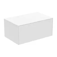 Dulap baza suspendat Ideal Standard Atelier Conca alb mat 1 sertar cu blat 80 cm
