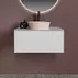 Dulap baza suspendat Ideal Standard Atelier Conca alb mat 1 sertar cu blat 80 cm picture - 7