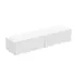 Dulap baza suspendat Ideal Standard Atelier Conca alb mat 2 sertare cu blat 200 cm picture - 1