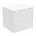 Dulap baza suspendat Ideal Standard Atelier Conca alb mat 2 sertare cu blat 60 cm picture - 1
