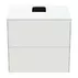 Dulap baza suspendat Ideal Standard Atelier Conca alb mat 2 sertare si blat cu decupaj central 60 cm picture - 5