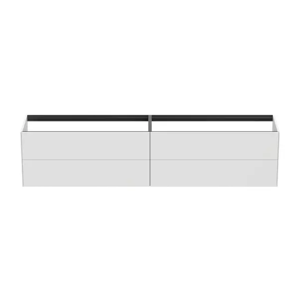 Dulap baza suspendat Ideal Standard Atelier Conca alb mat 4 sertare 240 cm picture - 5