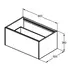 Dulap baza suspendat Ideal Standard Atelier Conca antracit mat 1 sertar 80 cm picture - 9