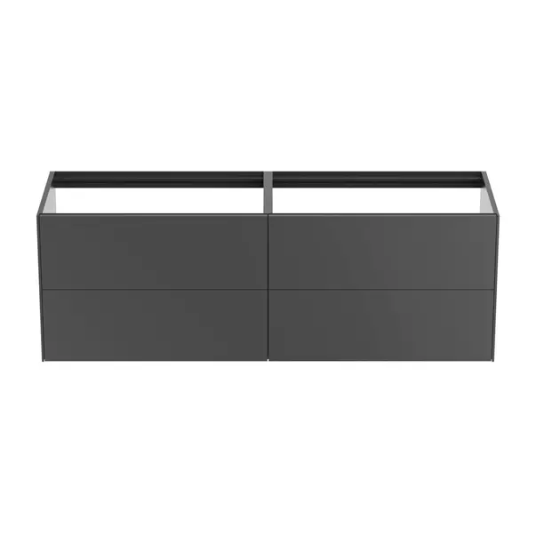 Dulap baza suspendat Ideal Standard Atelier Conca antracit mat 4 sertare 160 cm picture - 5