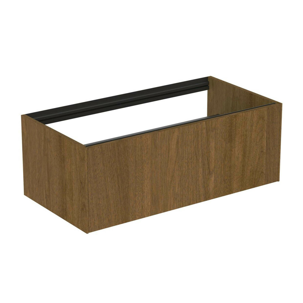 Dulap baza suspendat Ideal Standard Atelier Conca finisaj nuc inchis 1 sertar 100 cm Dulap baza suspendat Ideal Standard Atelier Conca finisaj nuc inchis 1 sertar 100 cm