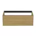 Dulap baza suspendat Ideal Standard Atelier Conca finisaj stejar deschis 1 sertar 100 cm picture - 7