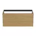 Dulap baza suspendat Ideal Standard Atelier Conca finisaj stejar deschis 2 sertare 120 cm picture - 5