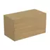 Dulap baza suspendat Ideal Standard Atelier Conca finisaj stejar deschis 2 sertare cu blat 100 cm picture - 2