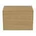 Dulap baza suspendat Ideal Standard Atelier Conca finisaj stejar deschis 2 sertare cu blat 80 cm picture - 4