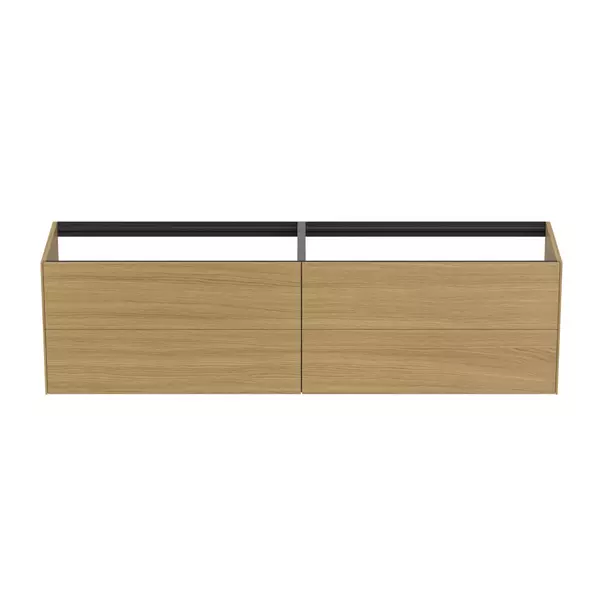 Dulap baza suspendat Ideal Standard Atelier Conca finisaj stejar deschis 4 sertare 200 cm picture - 4