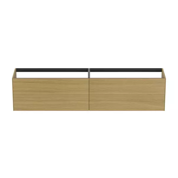Dulap baza suspendat Ideal Standard Atelier Conca finisaj stejar deschis 4 sertare 240 cm picture - 5