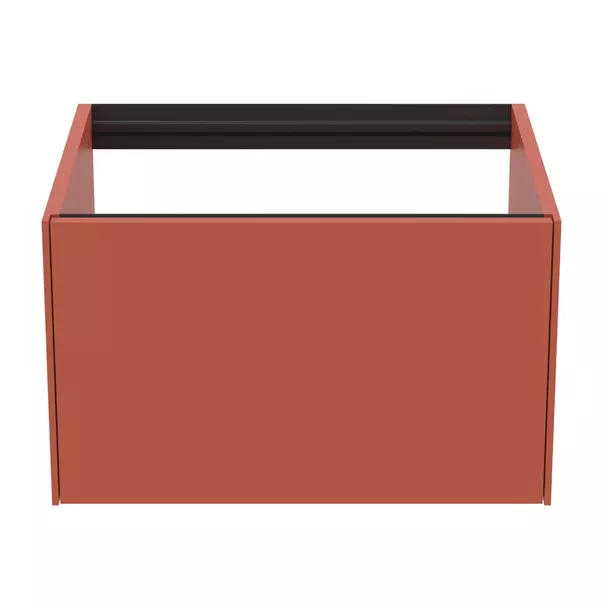 Dulap baza suspendat Ideal Standard Atelier Conca rosu - oranj mat 1 sertar 60 cm picture - 8