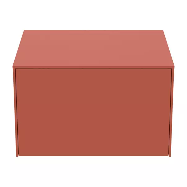 Dulap baza suspendat Ideal Standard Atelier Conca  rosu - oranj mat 1 sertar cu blat 60 cm picture - 8