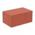 Dulap baza suspendat Ideal Standard Atelier Conca  rosu - oranj mat 1 sertar cu blat 80 cm picture - 1