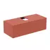 Dulap baza suspendat Ideal Standard Atelier Conca rosu - oranj mat 1 sertar si blat cu decupaj central 120 cm picture - 1