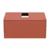 Dulap baza suspendat Ideal Standard Atelier Conca rosu - oranj mat 1 sertar si blat cu decupaj central 80 cm picture - 5