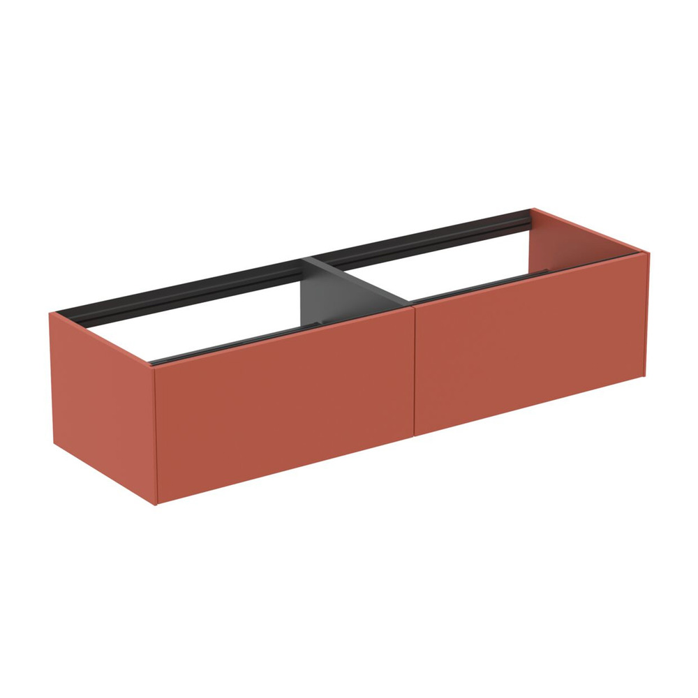 Dulap baza suspendat Ideal Standard Atelier Conca rosu – oranj mat 2 sertare 160 cm Dulap baza suspendat Ideal Standard Atelier Conca rosu – oranj mat 2 sertare 160 cm