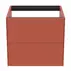 Dulap baza suspendat Ideal Standard Atelier Conca rosu - oranj mat 2 sertare 60 cm picture - 5