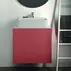 Dulap baza suspendat Ideal Standard Atelier Conca rosu - oranj mat 2 sertare 60 cm picture - 3