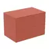 Dulap baza suspendat Ideal Standard Atelier Conca rosu - oranj mat 2 sertare cu blat 80 cm picture - 2