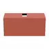 Dulap baza suspendat Ideal Standard Atelier Conca rosu - oranj mat 2 sertare si blat cu decupaj central 120 cm picture - 4