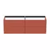 Dulap baza suspendat Ideal Standard Atelier Conca rosu - oranj mat 4 sertare 200 cm picture - 4