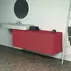 Dulap baza suspendat Ideal Standard Atelier Conca  rosu - oranj mat 4 sertare cu blat 160 cm picture - 6