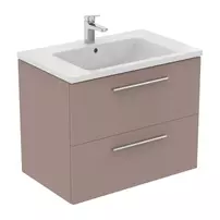 Dulap baza suspendat Ideal Standard i.life B gri - bej mat 2 sertare 80 cm picture - 8