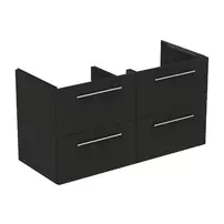 Dulap baza suspendat Ideal Standard i.life B gri carbon mat 4 sertare 120 cm picture - 3