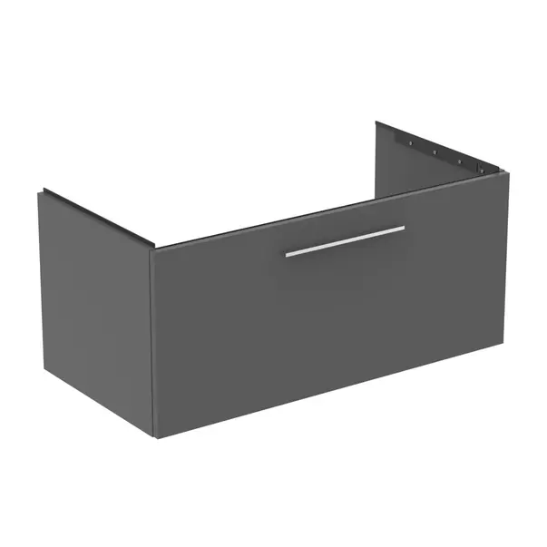 Dulap baza suspendat Ideal Standard i.life B gri quartz mat 1 sertar 100 cm picture - 6