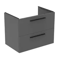 Dulap baza suspendat Ideal Standard i.life B gri quartz mat 2 sertare 80 cm picture - 2