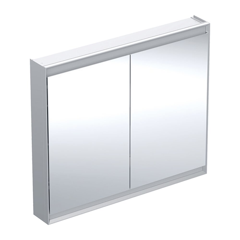 Dulap cu oglinda Geberit One ComfortLight 105 cm aluminiu eloxat 105