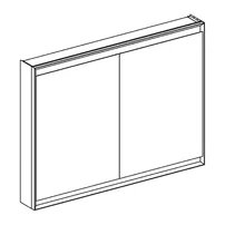 Dulap cu oglinda Geberit One ComfortLight 120 cm aluminiu eloxat picture - 5