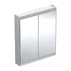 Dulap cu oglinda Geberit One ComfortLight 75 cm aluminiu eloxat picture - 1